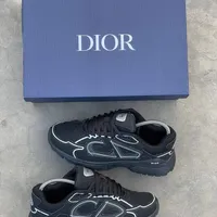 Men's Dior B27 Black & White CD Logo Luxury Low-Top Sneakers - Premium Designer Fashion Trainers for Everyday Style - View 2