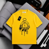Quality Melting Clock Graphic Print Short Sleeve T-Shirt – Luxury Designer Streetwear Tee with Iconic Time-Themed Art for Modern Style Enthusiasts - View 3
