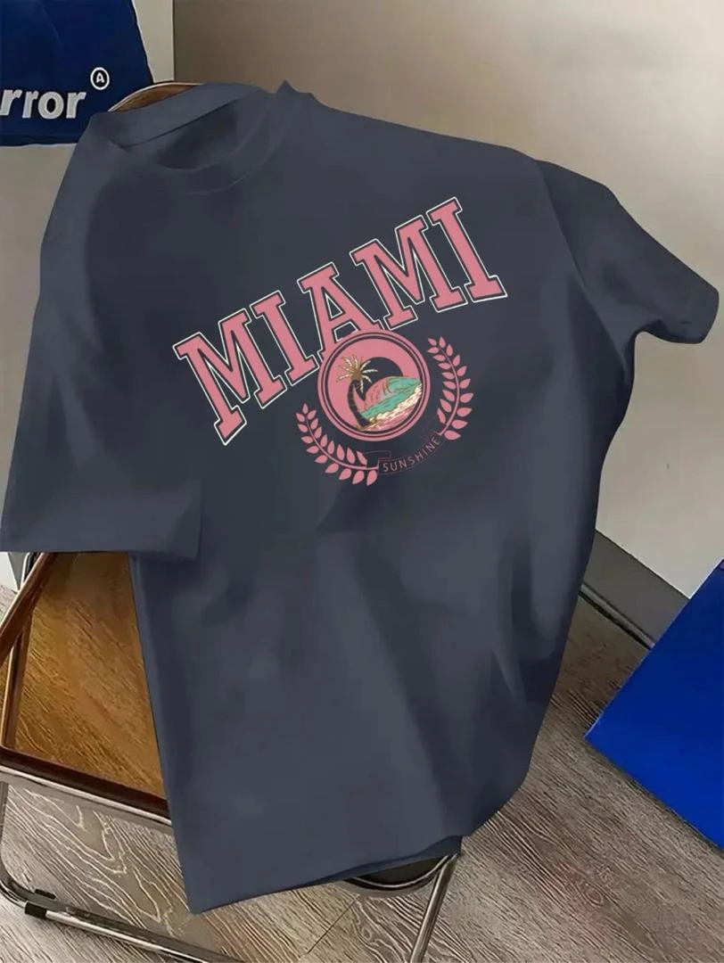 Quality 350gms Thick Heavy Soft Cotton T-Shirt With Modern Desinger Art Printed in Front Round Neck T-Shirts 